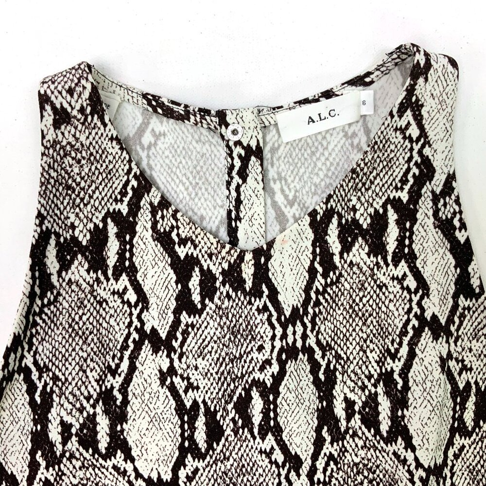 A.L.C. Anise Snake Skin Python Print Sleeveless B… - image 8